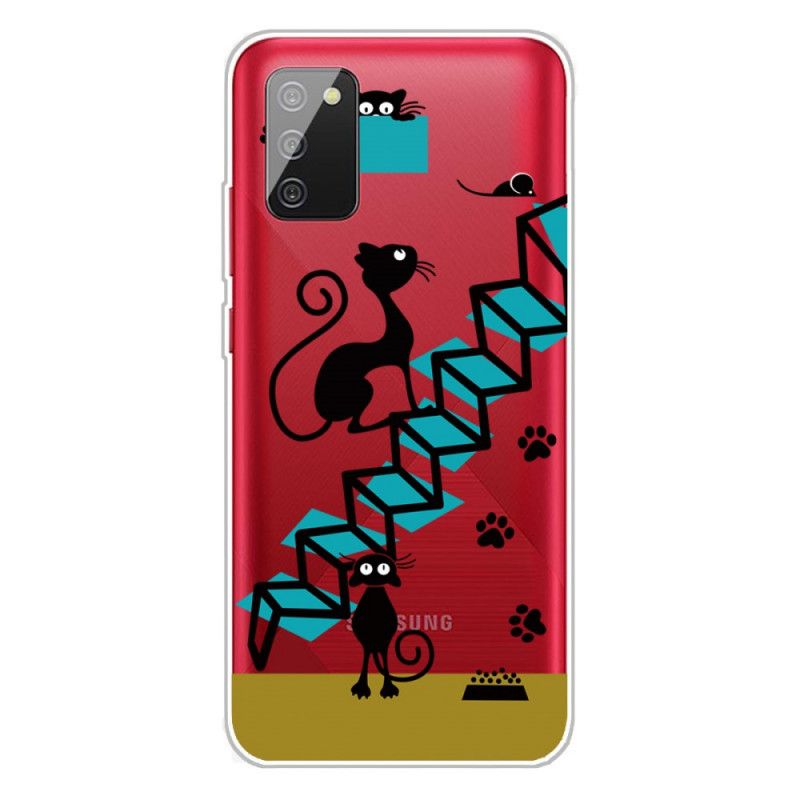 Cover for Samsung Galaxy A02s Sjove Katte