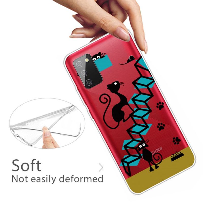 Cover for Samsung Galaxy A02s Sjove Katte