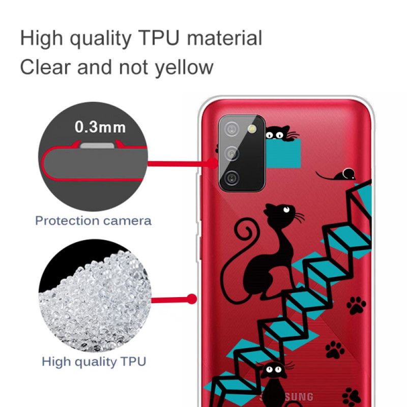 Cover for Samsung Galaxy A02s Sjove Katte