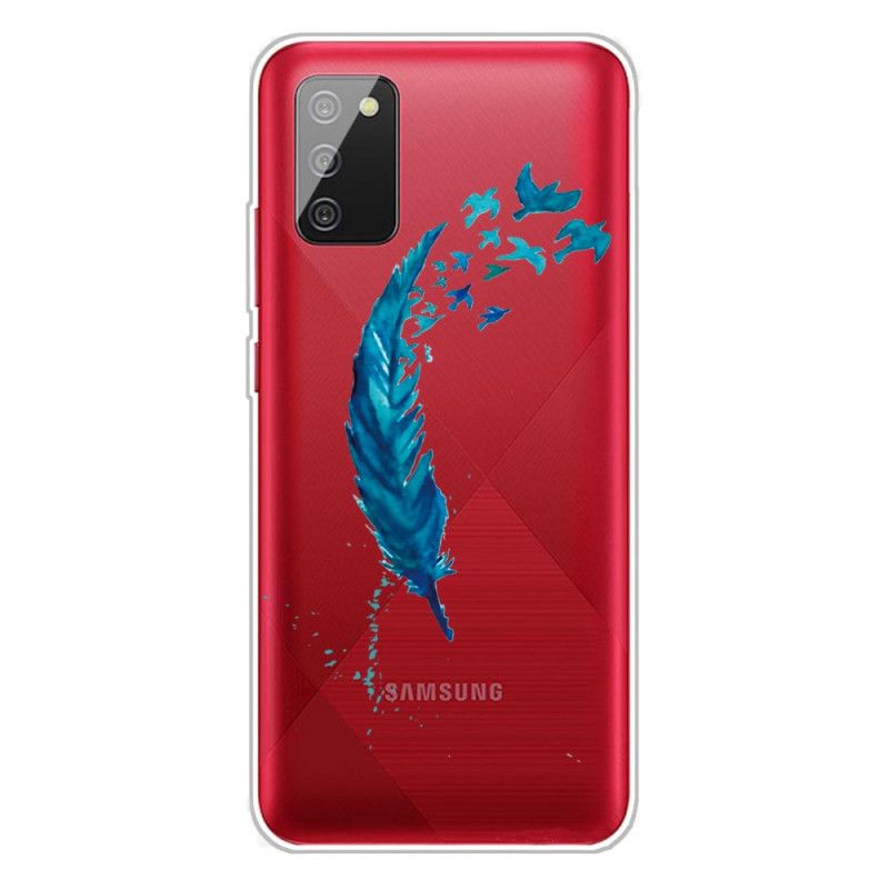 Cover for Samsung Galaxy A02s Smuk Fjer