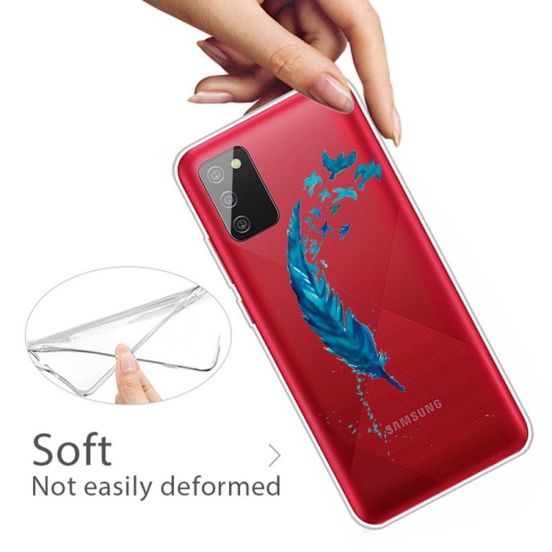 Cover for Samsung Galaxy A02s Smuk Fjer