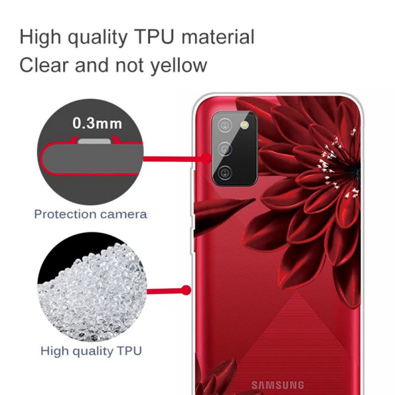 Cover for Samsung Galaxy A02s Vilde Blomster