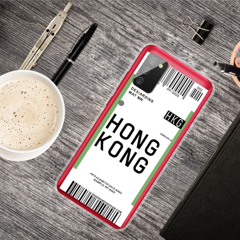 Cover Samsung Galaxy A02s Boardingkort Til Hong Kong