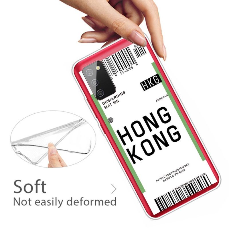 Cover Samsung Galaxy A02s Boardingkort Til Hong Kong