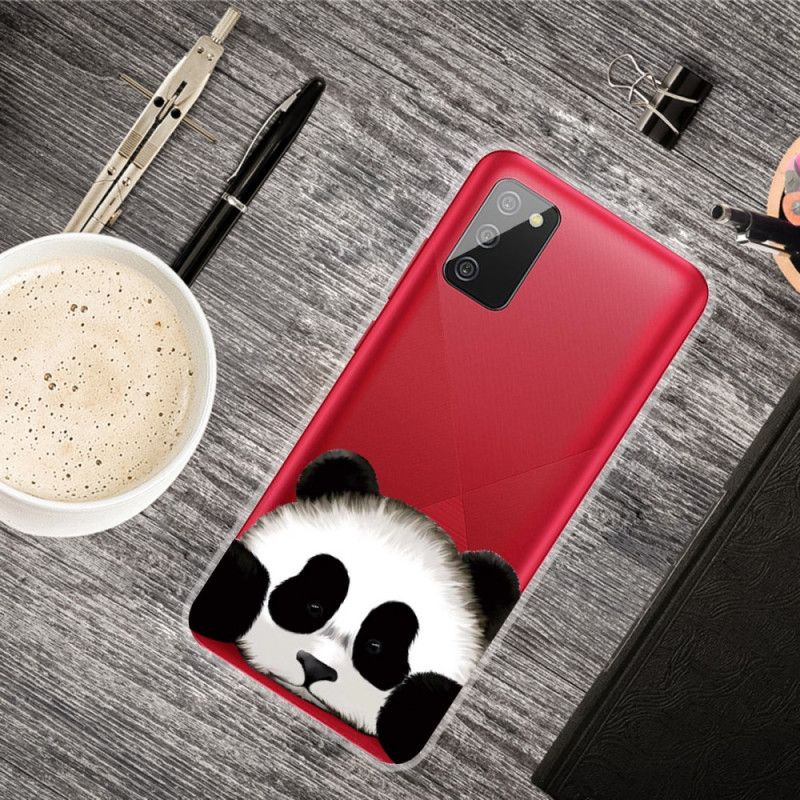 Cover Samsung Galaxy A02s Gennemsigtig Panda