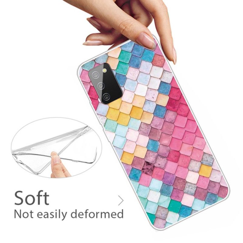 Cover Samsung Galaxy A02s Lyserød Maleri Beskyttelse