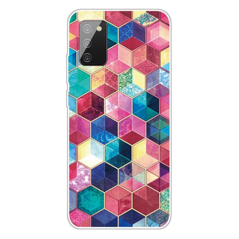 Cover Samsung Galaxy A02s Lyserød Maleri Beskyttelse