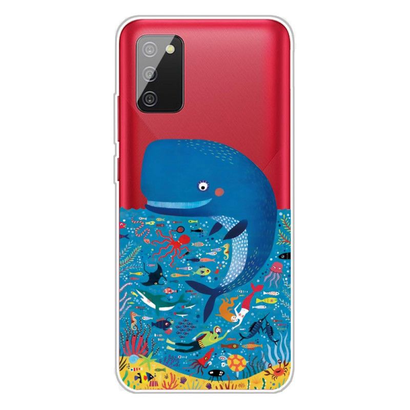 Cover Samsung Galaxy A02s Marine Verden Beskyttelse