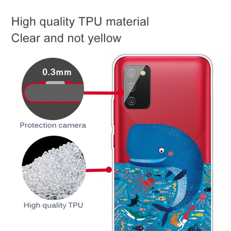 Cover Samsung Galaxy A02s Marine Verden Beskyttelse