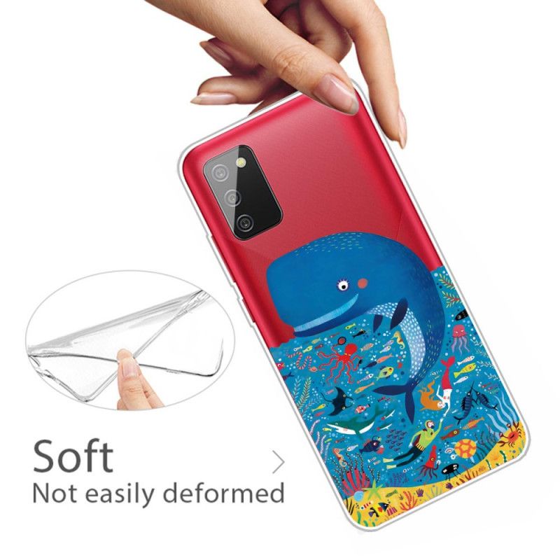 Cover Samsung Galaxy A02s Marine Verden Beskyttelse