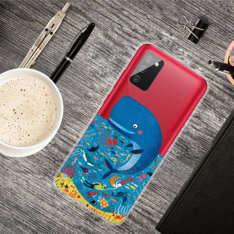 Cover Samsung Galaxy A02s Marine Verden Beskyttelse