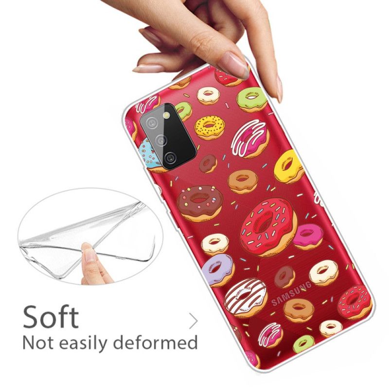 Cover Samsung Galaxy A02s Mobilcover Elskede Donuts