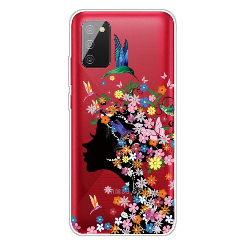 Cover Samsung Galaxy A02s Smukt Blomsterhoved Beskyttelse