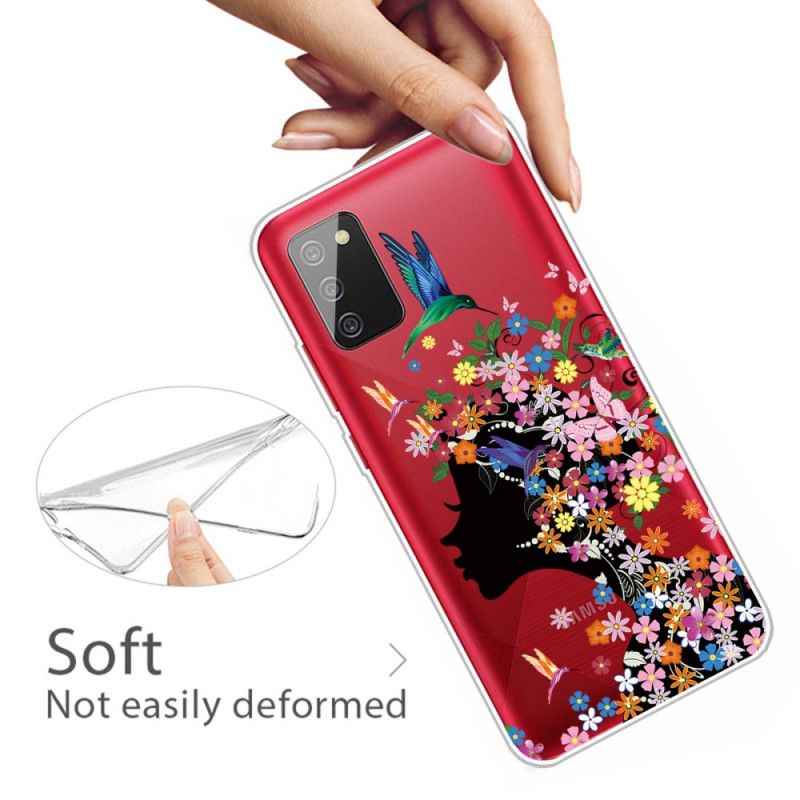 Cover Samsung Galaxy A02s Smukt Blomsterhoved Beskyttelse