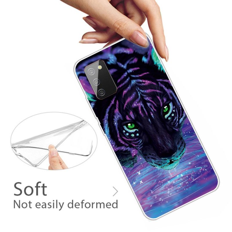 Cover Samsung Galaxy A02s Sort Fabelagtig Katte