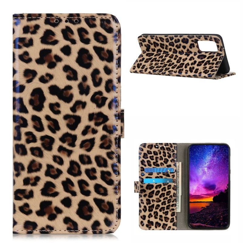 Flip Cover Samsung Galaxy A02s Mobilcover Enkel Leopard