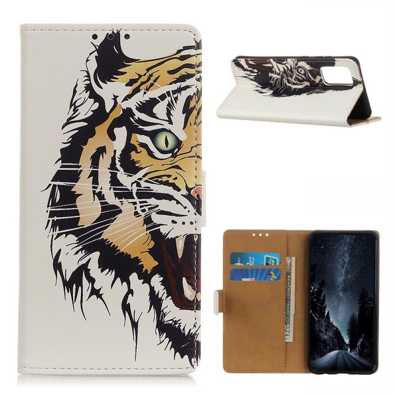 Flip Cover Samsung Galaxy A02s Mobilcover Vildt Tiger