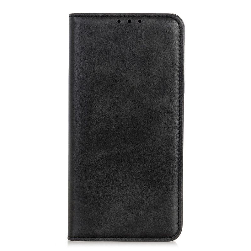 Læder Cover Samsung Galaxy A02s Sort Elegant Split Læder