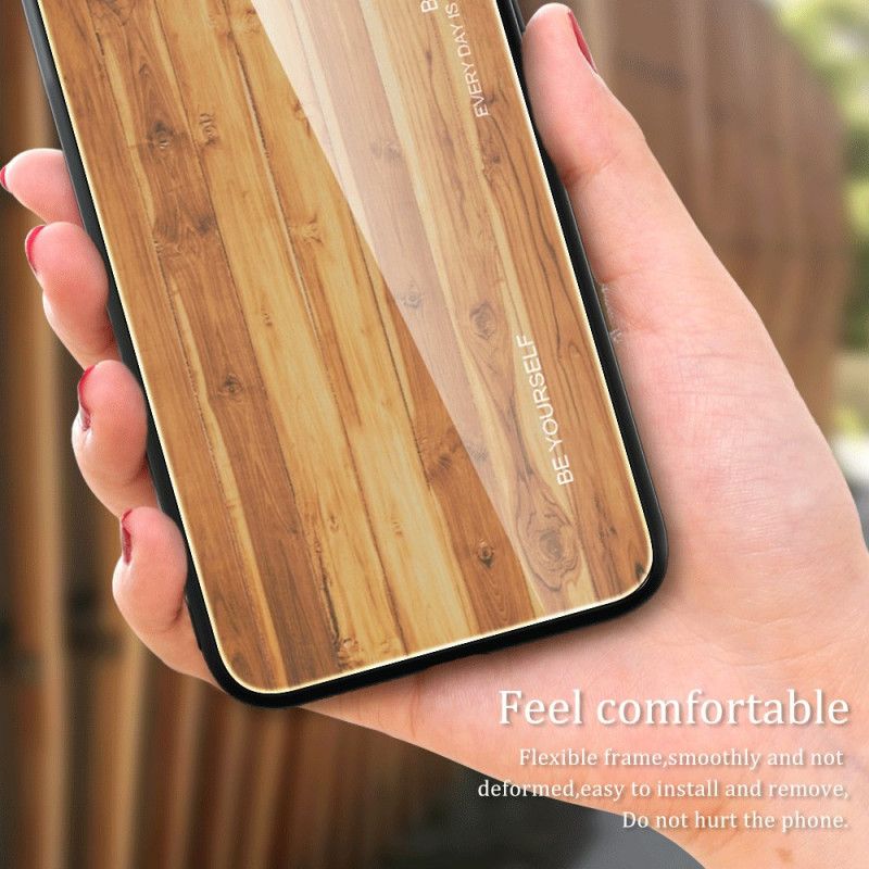 Cover Xiaomi Redmi Note 13 Pro 4g Telefon Etui Hærdet Glas Træ