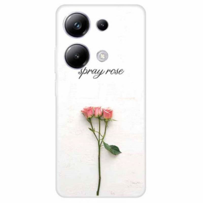 Cover Xiaomi Redmi Note 13 Pro 4g Tre Blomster