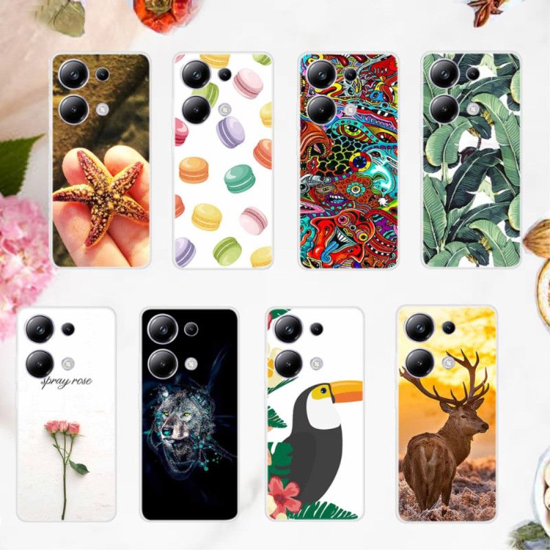 Cover Xiaomi Redmi Note 13 Pro 4g Tre Blomster