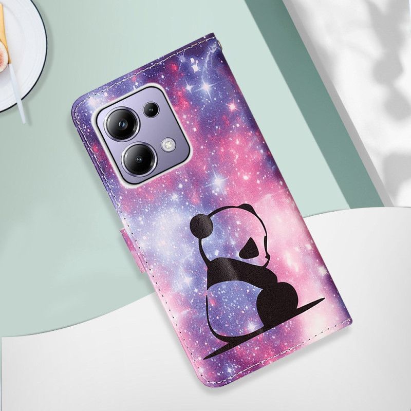 Flip Cover Til Xiaomi Redmi Note 13 Pro 4g Baby Panda Med Rem