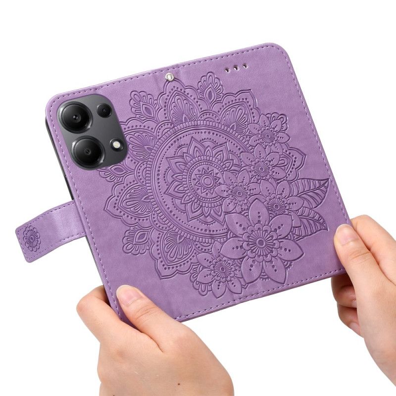 Flip Cover Til Xiaomi Redmi Note 13 Pro 4g Mandala Tryk