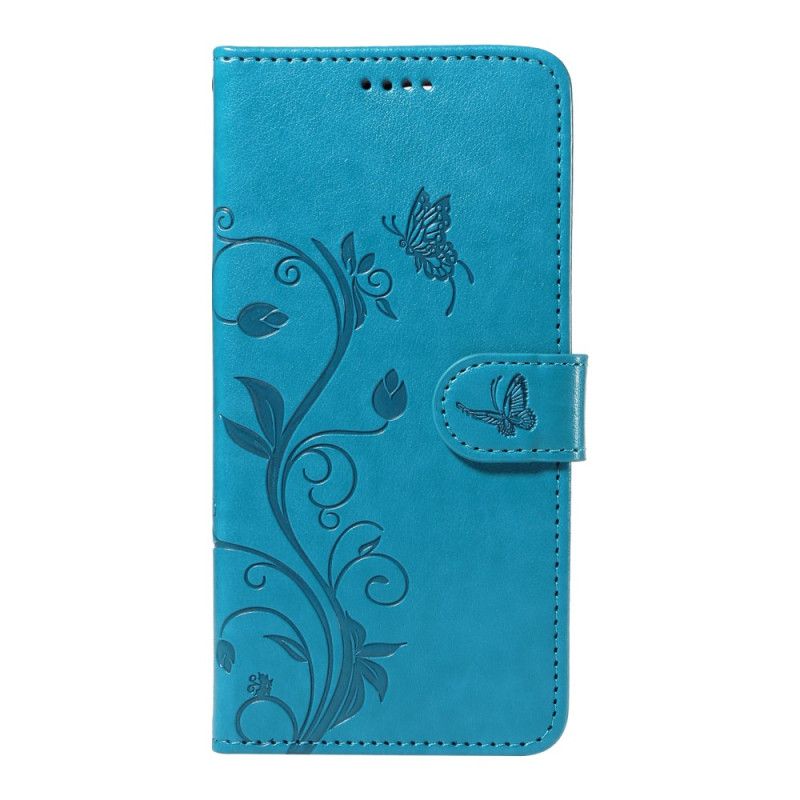 Flip Cover Xiaomi Redmi Note 13 Pro 4g Blomster Og Sommerfugle