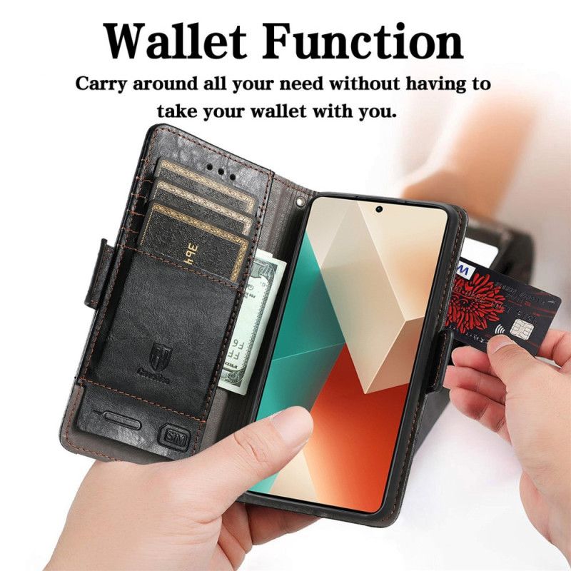 Flip Cover Xiaomi Redmi Note 13 Pro 4g Caseneo Rfid Blocking Wallet