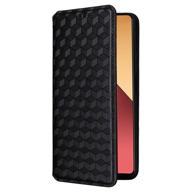 Flip Cover Xiaomi Redmi Note 13 Pro 4g Diamantmønster