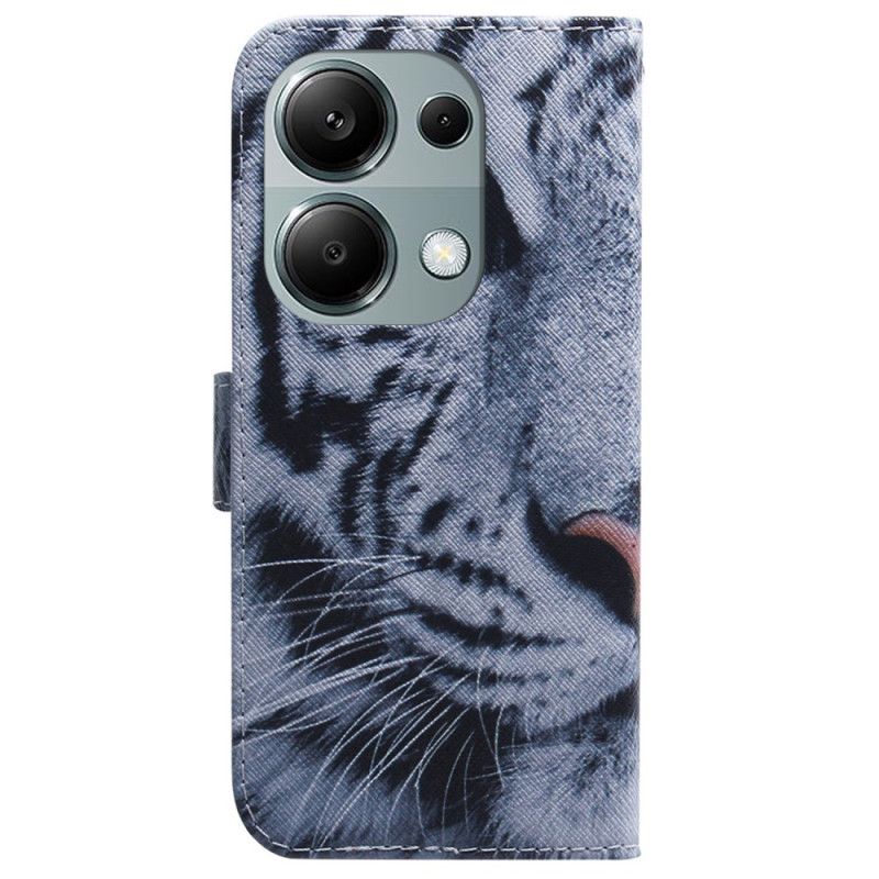 Flip Cover Xiaomi Redmi Note 13 Pro 4g Hvid Tiger