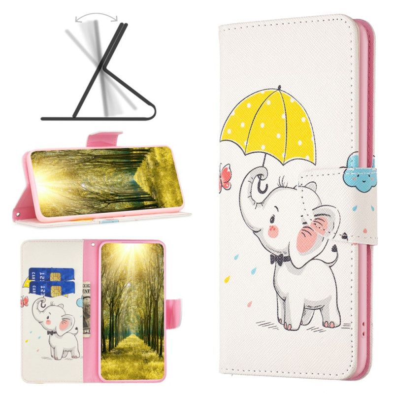 Flip Cover Xiaomi Redmi Note 13 Pro 4g Paraply Og Elefant