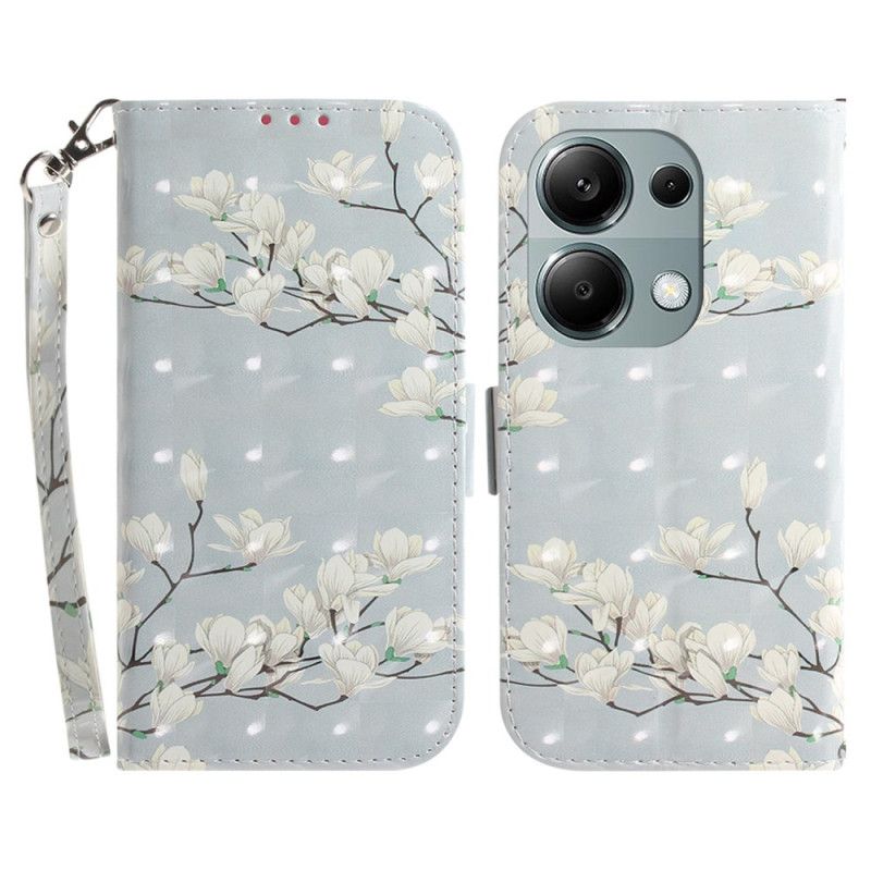 Flip Cover Xiaomi Redmi Note 13 Pro 4g Stribede Magnoliaer