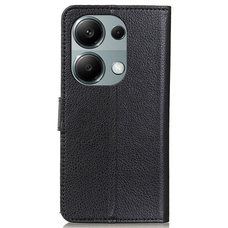 Flip Cover Xiaomi Redmi Note 13 Pro 4g Traditionelt Kunstlæder