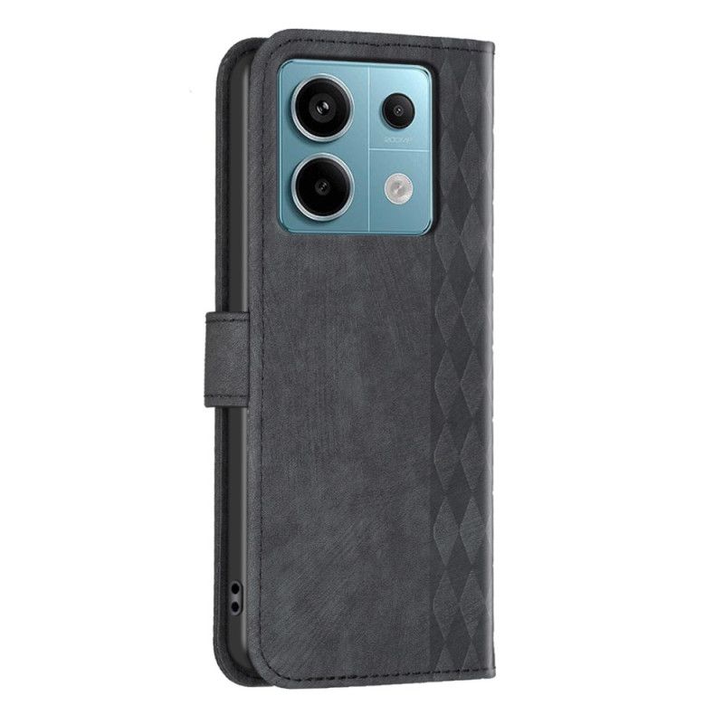 Læder Cover Xiaomi Redmi Note 13 Pro 4g Diamantfrise