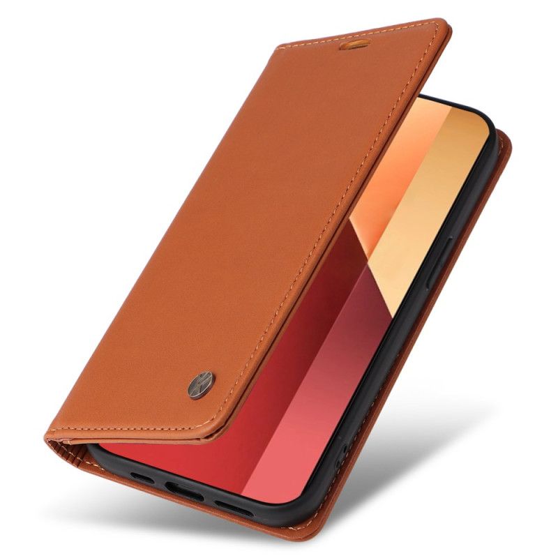 Læder Cover Xiaomi Redmi Note 13 Pro 4g Telefon Etui Magnetisk Yikatu