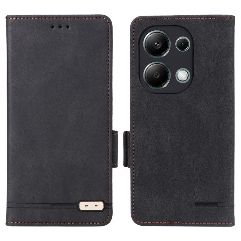 Læder Cover Xiaomi Redmi Note 13 Pro 4g Telefon Etui Retro Design