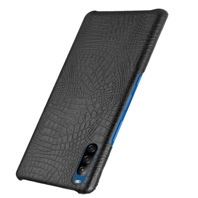 Cover Sony Xperia L4 Sort Krokodillehudeffekt Beskyttelse