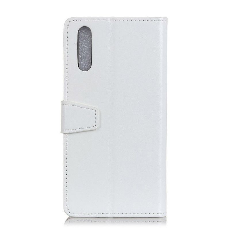 Flip Cover Læder for Sony Xperia L4 Sort Klassisk Lædereffekt