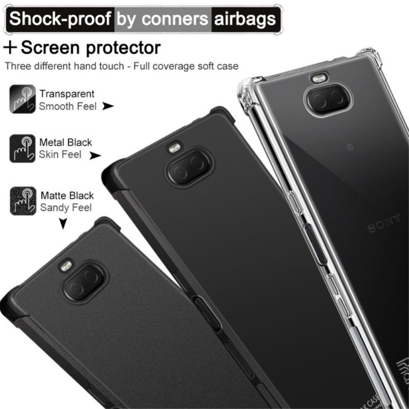 Cover for Sony Xperia 10 Sort Imak Hudfølelse