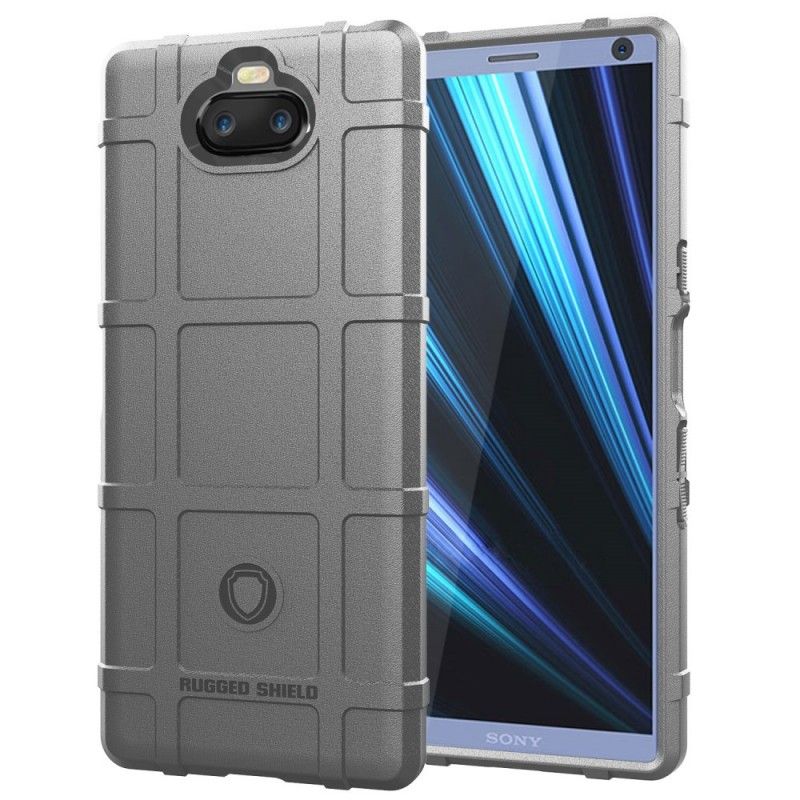 Cover Sony Xperia 10 Sort Robust Skjold