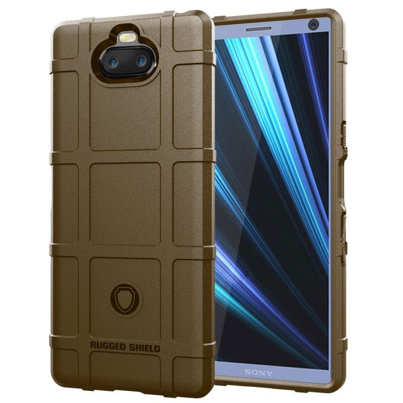 Cover Sony Xperia 10 Sort Robust Skjold