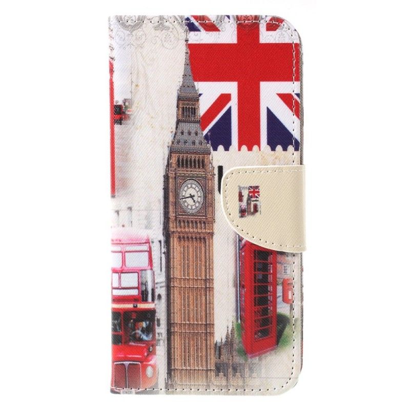 Flip Cover Læder Sony Xperia 10 London Liv Original