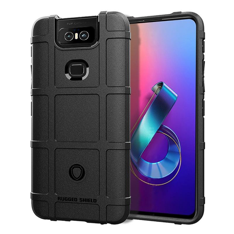 Cover Asus ZenFone 6 Sort Robust Skjold