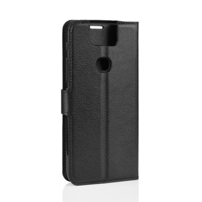 Flip Cover Læder for Asus ZenFone 6 Sort Klassisk