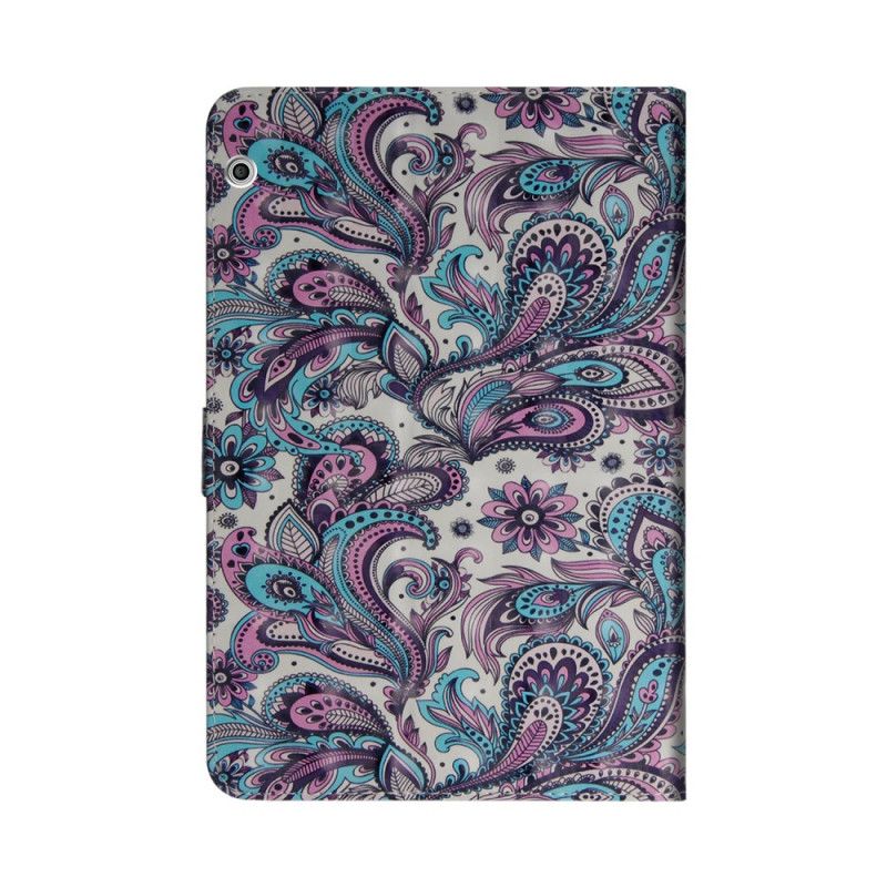 Flip Cover Læder Huawei MediaPad T3 10 Paisley Mønster Beskyttelse