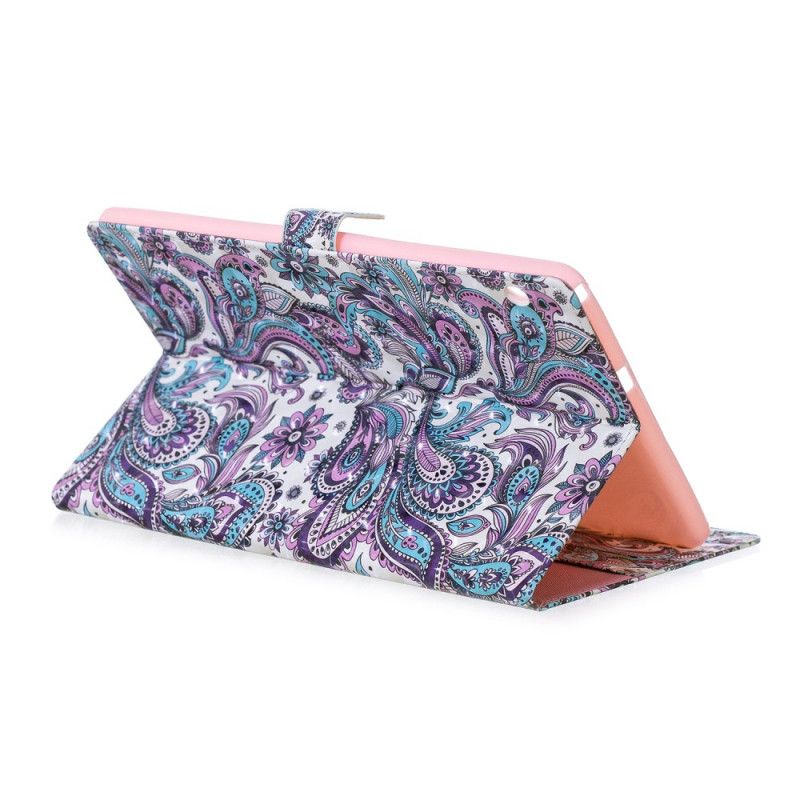 Flip Cover Læder Huawei MediaPad T3 10 Paisley Mønster Beskyttelse