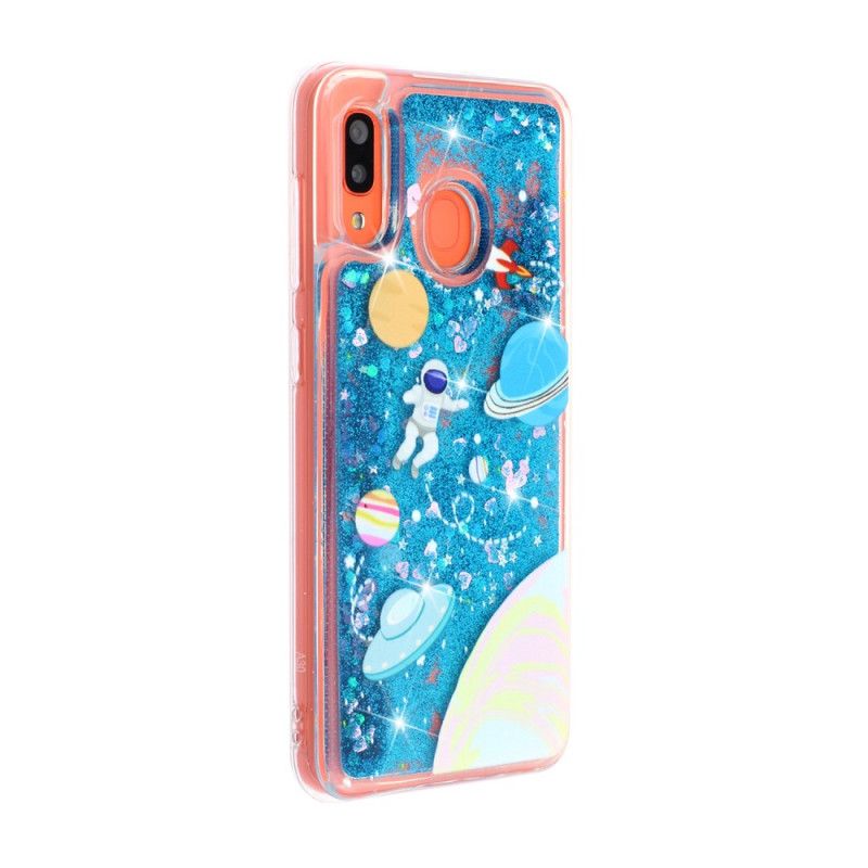 Cover for Samsung Galaxy A40 Glitter Astronaut