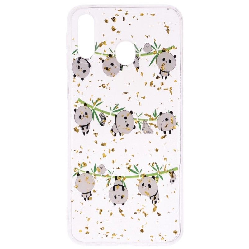 Cover for Samsung Galaxy A40 Pandaer På Tørresnoren