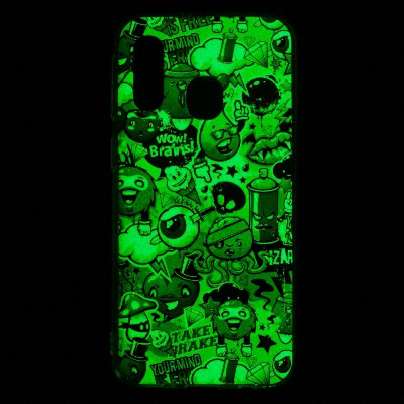 Cover Samsung Galaxy A40 Fluorescerende Vanvid